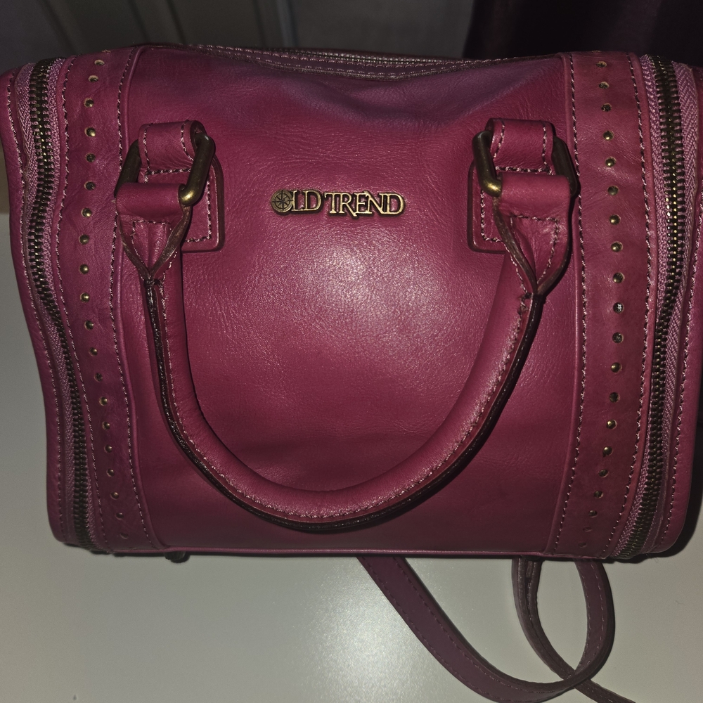 Old Trend Fuchsia Satchel Bag